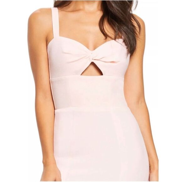 DRESS THE POPULATION CAMBRIA
TIE BODICE GOWN - Picture 4 of 16